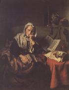 An old Woman asleep (mk33) Nicolaes maes